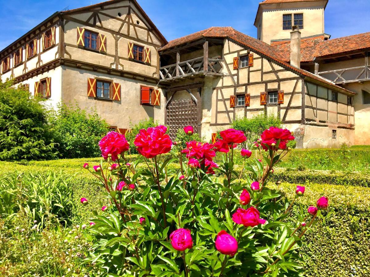 Schlosshotel Harburg Exterior foto